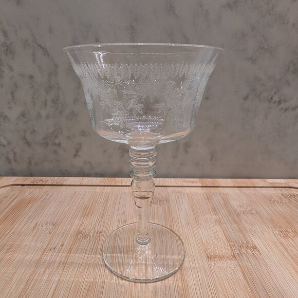 Vintage cocktail glass, champagne glass with design - Picture 3 of 9